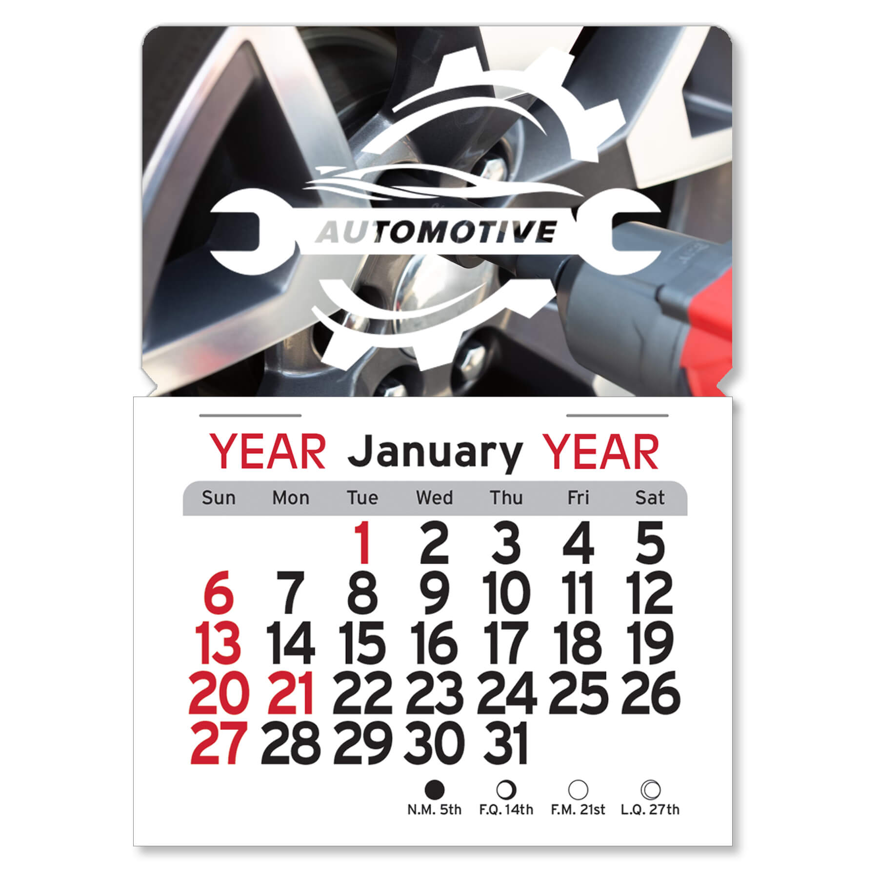 1025M - Magnetic Peel-N-Stick® Calendars - Rectangle