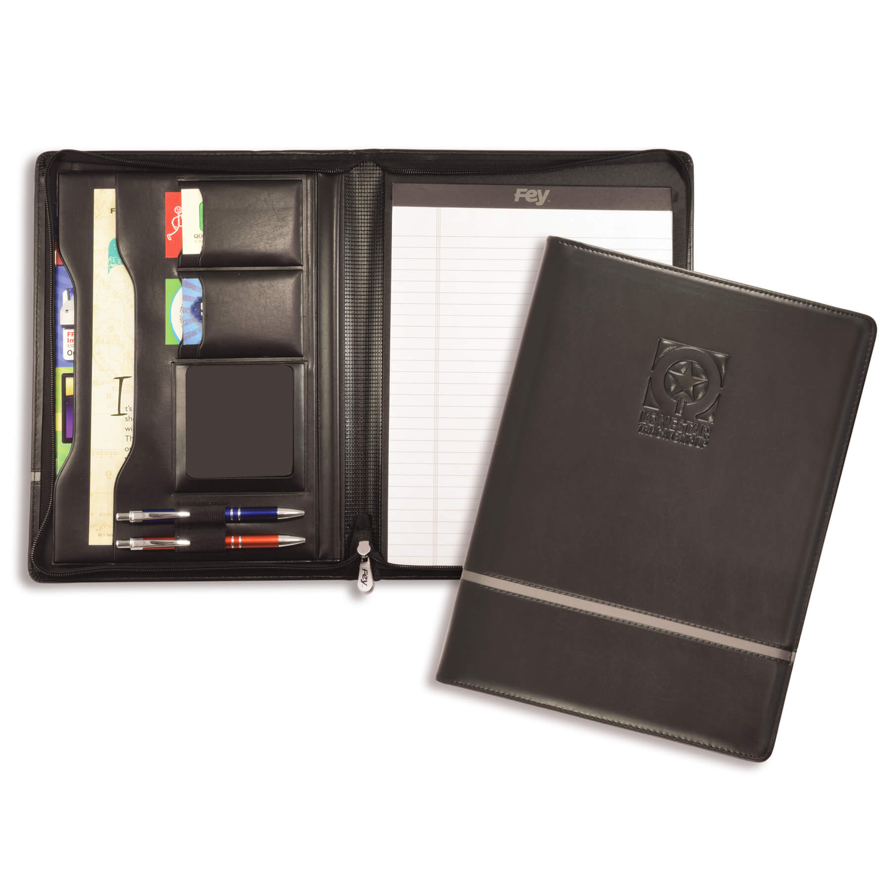 8066 - Chartwell Zippered Padfolio