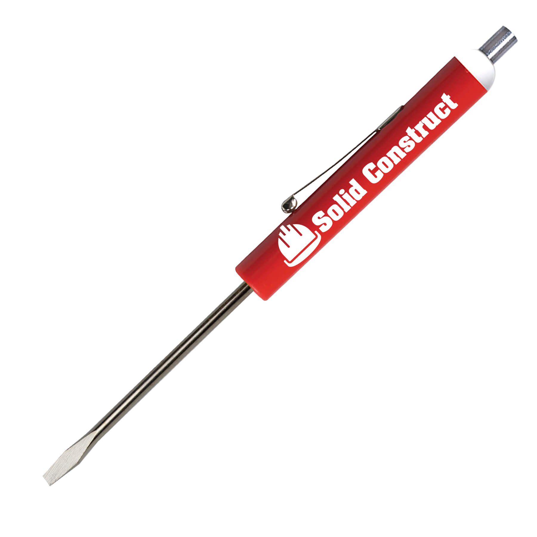 MI8803 - Pocket Screwdriver - 1/8" Flat Tip Blade/Magnet Top